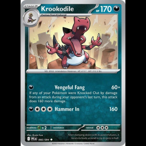 Pokemon TCG Krookodile - Phantasmal Flames - Reverse Holofoil