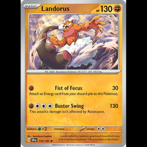 Pokemon TCG Landorus - Surging Sparks - Holofoil