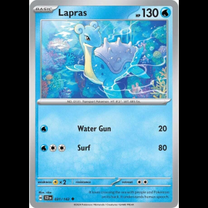 Pokemon TCG Lapras - Stellar Crown