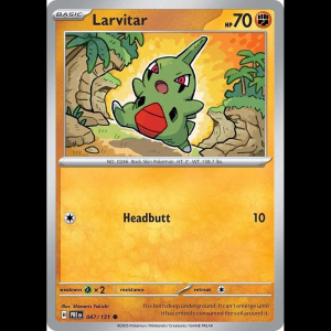 Pokemon TCG Larvitar - Prismatic Evolutions