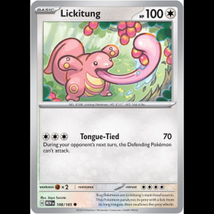 Pokemon TCG Lickitung - Scarlet & Violet 151 - Reverse Holofoil