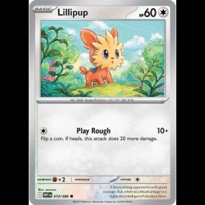 Pokemon TCG Lillipup - White Flare