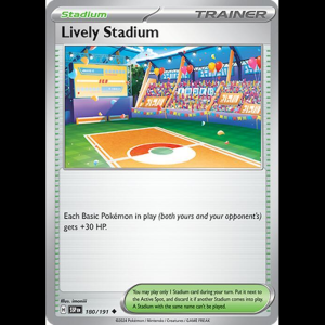 Pokemon TCG Lively Stadium - Surging Sparks