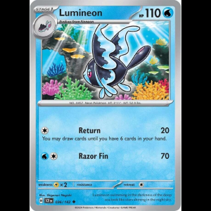 Pokemon TCG Lumineon - Stellar Crown - Reverse Holofoil