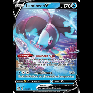 Pokemon TCG Lumineon V - Brilliant Stars - Holofoil