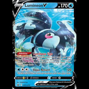 Pokemon TCG Lumineon V - SWSH250 - Sword & Shield Promo Cards - Holofoil