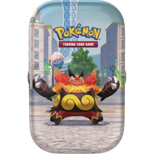 Pokemon TCG Lumiose City Mini Tin Emboar Inkay Ingles