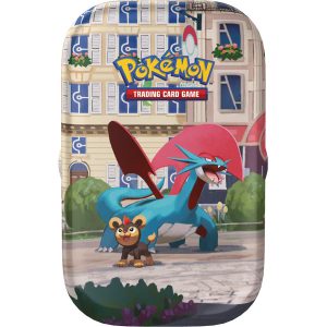 Pokemon TCG Lumiose City Mini Tin Salamence y Litleo Ingles