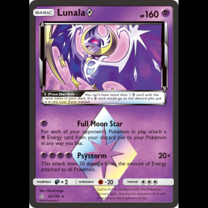 Pokemon TCG Lunala Prism Star - SM - Ultra Prism - Holofoil