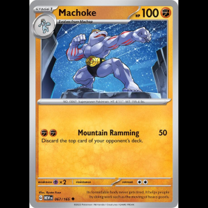 Pokemon TCG Machoke - 067/165 - Scarlet & Violet 151