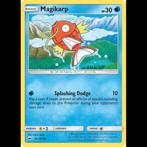 Pokemon TCG Magikarp - SM - Burning Shadows