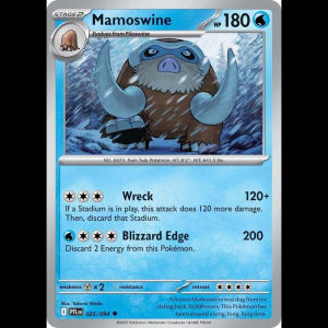 Pokemon TCG Mamoswine - Phantasmal Flames - Reverse Holofoil