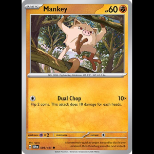 Pokemon TCG Mankey - Surging Sparks