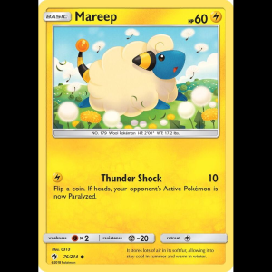 Pokemon TCG Mareep (76) - SM - Lost Thunder