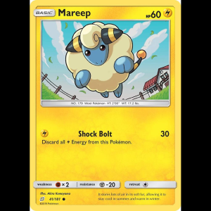 Pokemon TCG Mareep - SM - Team Up - Reverse Holofoil