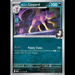 Pokemon TCG Marnie's Liepard - Destined Rivals - Reverse Holofoil