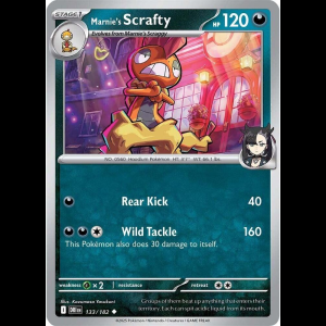 Pokemon TCG Marnie's Scrafty - Destined Rivals - Reverse Holofoil