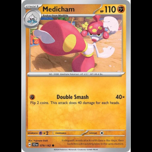 Pokemon TCG Medicham - Stellar Crown - Reverse Holofoil