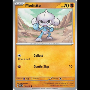 Pokemon TCG Meditite - Ascended Heroes