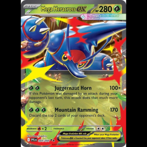 Pokemon TCG Mega Heracross ex - 004/094 - Phantasmal Flames - Holofoil