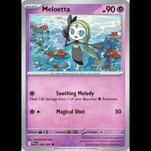 Pokemon TCG Meloetta - Phantasmal Flames - Reverse Holofoil