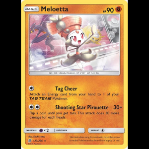 Pokemon TCG Meloetta - SM - Unified Minds