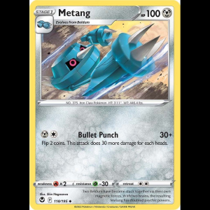 Pokemon TCG Metang - Silver Tempest