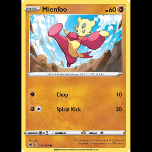 Pokemon TCG Mienfoo - Lost Origin