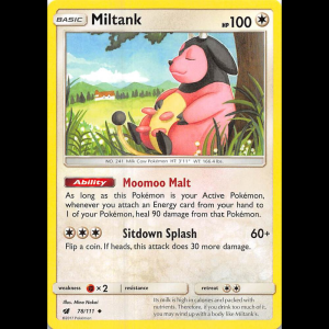Pokemon TCG Miltank - SM - Crimson Invasion