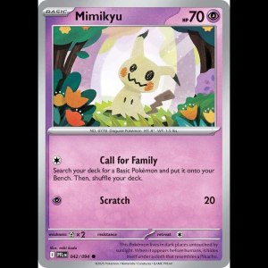 Pokemon TCG Mimikyu - Phantasmal Flames - Reverse Holofoil