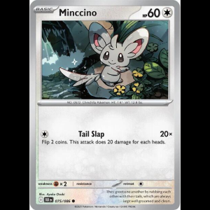 Pokemon TCG Minccino - Black Bolt