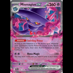 Pokemon TCG Mismagius ex - 036/094 - Phantasmal Flames - Holofoil