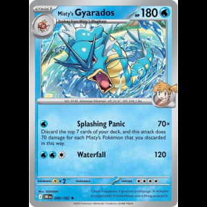 Pokemon TCG Misty's Gyarados - 049/182 (Non-holo) - Deck Exclusives
