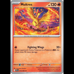 Pokemon TCG Moltres - Phantasmal Flames - Reverse Holofoil