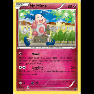 Pokemon TCG Mr. Mime - XY - Fates Collide