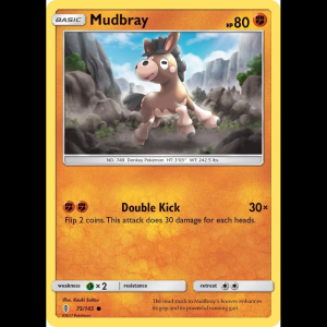 Pokemon TCG Mudbray - SM - Guardians Rising
