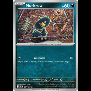 Pokemon TCG Murkrow - Phantasmal Flames - Reverse Holofoil