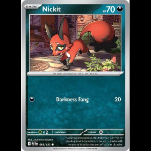 Pokemon TCG Nickit - Mega Evolution - Reverse Holofoil