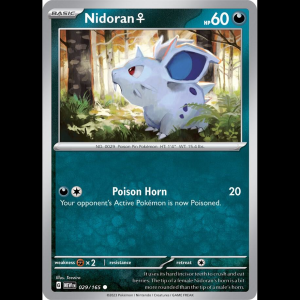 Pokemon TCG Nidoran F - Scarlet & Violet 151