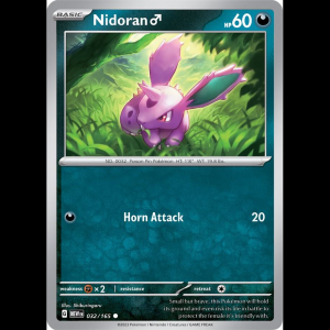 Pokemon TCG Nidoran M - Scarlet & Violet 151