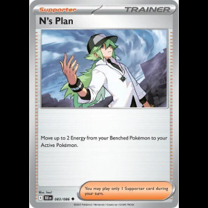 Pokemon TCG N's Plan - Black Bolt - Reverse Holofoil