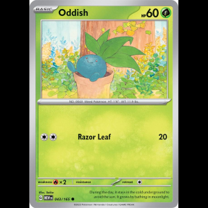 Pokemon TCG Oddish - Scarlet & Violet 151