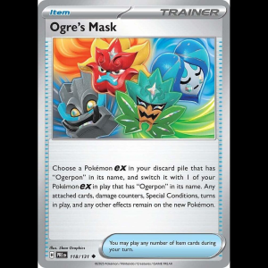 Pokemon TCG Ogre's Mask - Prismatic Evolutions