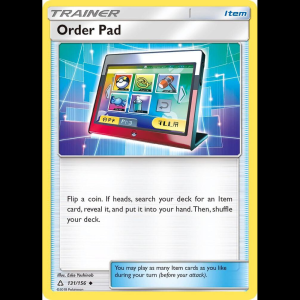 Pokemon TCG Order Pad - SM - Ultra Prism