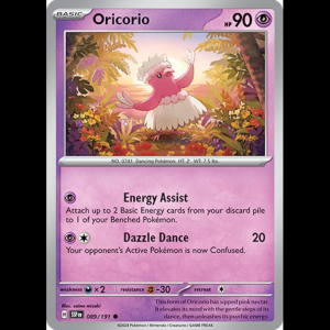 Pokemon TCG Oricorio - 089/191 - Surging Sparks