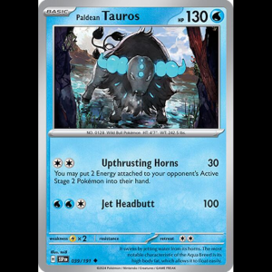 Pokemon TCG Paldean Tauros - 039/191 - Surging Sparks