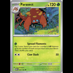 Pokemon TCG Parasect - Scarlet & Violet 151