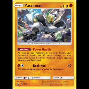 Pokemon TCG Passimian - SM - Ultra Prism