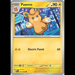 Pokemon TCG Pawmo - Phantasmal Flames - Reverse Holofoil