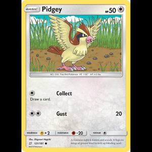 Pokemon TCG Pidgey (121) - SM - Team Up